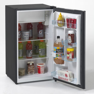 Avanti 19 in. 3.2 cu. ft. Mini Fridge with Freezer Compartment - Black, Black, hires