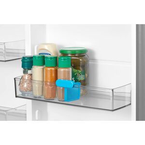 Midea 33 in. 22.8 cu. ft. Smart Counter Depth Bottom Freezer Refrigerator with Ice Maker - Stainless Steel, , hires