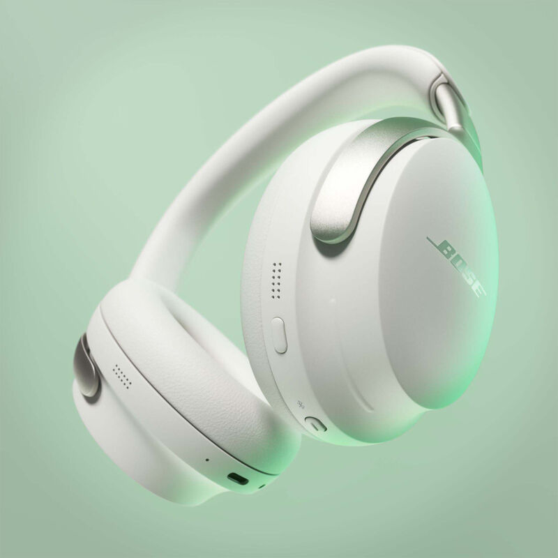 Bose QuietComfort Ultra Wireless Noise Cancelling Headphones (White)