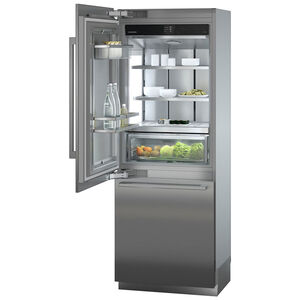 Liebherr Monolith Series 30 in. Built-In 14.5 cu. ft. Smart Counter Depth Bottom Freezer Refrigerator with Internal Water Dispenser - Custom Panel Ready, , hires