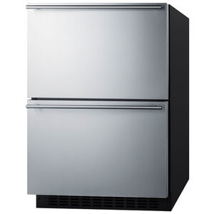 Summit 24 in. 3.3 cu. ft. Outdoor Refrigerator Drawer - Custom Panel Ready, , hires