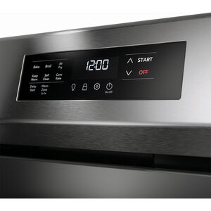 Frigidaire 30 in. 5.3 cu. ft. Air Fry Standard Convection Electric Range with Smoothtop Burners - Stainless Steel, , hires