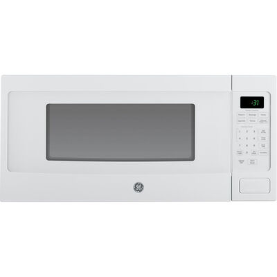 GE Profile 24 in. 1.1 cu.ft Countertop Microwave with 10 Power Levels & Sensor Cooking Controls - White | PEM31DFWW