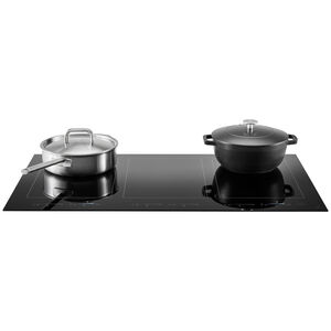 JennAir Oblivian Glass 36 in. 6-Burner Induction Cooktop with Simmer Burner & Power Burner - Black, , hires