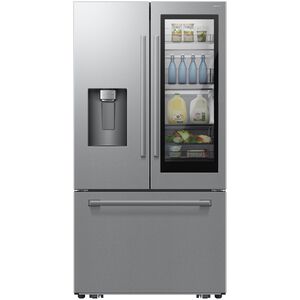 Samsung 36 in. 28.5 cu. ft. Smart French Door Refrigerator with Ice & Water Dispenser - Fingerprint Resistant Stainless, , hires