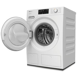 Miele TwinDos 24 in. 2.26 cu. ft. Smart Stackable Front Load Washer with Sanitize Cycle & Steam Cycle - Lotus White, , hires