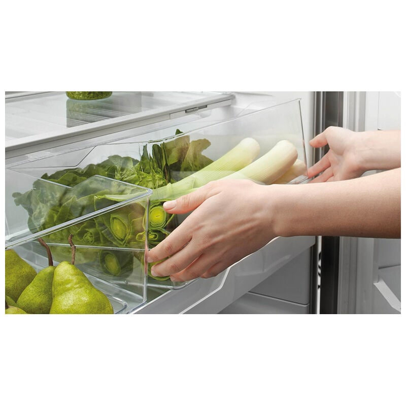 Fisher & Paykel Series 5 31 in. 17.5 cu. ft. Smart Counter Depth Bottom Freezer Refrigerator - Stainless Steel, , hires