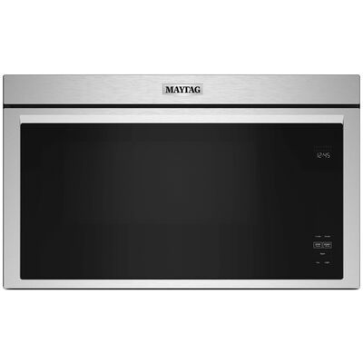 Maytag 30 in. 1.1 cu. ft. Over-the-Range Microwave with 10 Power Levels, 300 CFM & Sensor Cooking Controls - Fingerprint Resistant Stainless Steel | MMMF6030PZ