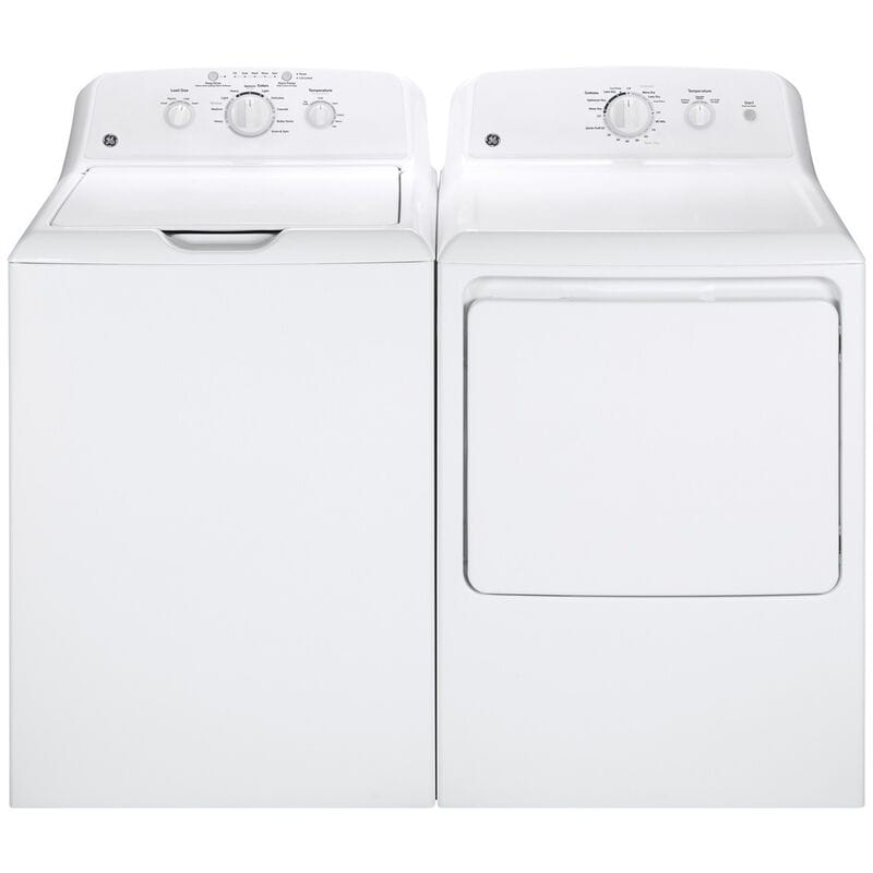 GE 27 in. 6.2 cu. ft. Gas Dryer with Aluminized Alloy Drum - White, , hires