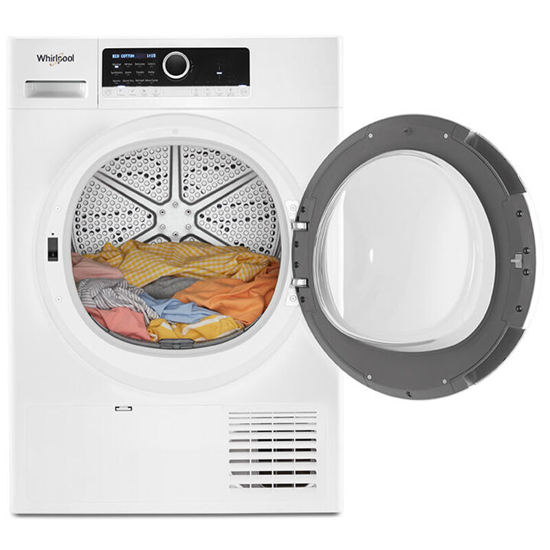 Whirlpool 24 in. 4.3 cu. ft. Ventless Electric Dryer for Small Spaces - White, , hires