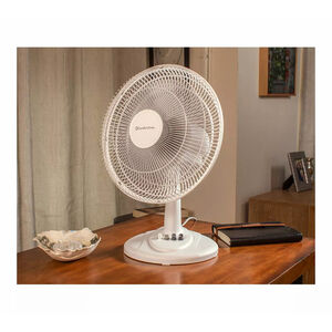 Comfort Zone Three Speed Oscillating Table Fan, , hires