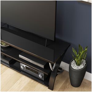 Living Style 54 in. TV Stand - Black, , hires