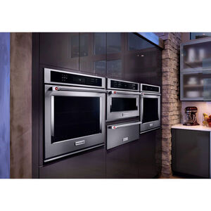 KitchenAid 27 in. 1.4 cu.ft Built-In Microwave with 11 Power Levels & Sensor Cooking Controls - Stainless Steel, Stainless Steel, hires