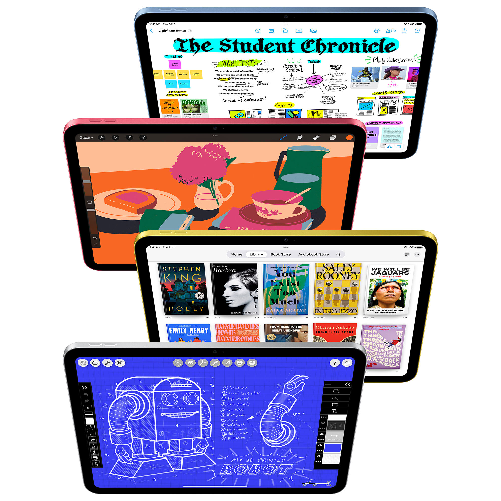 Apple - 11-inch iPad A16 chip with Wi-Fi - 256GB - Yellow | P.C.