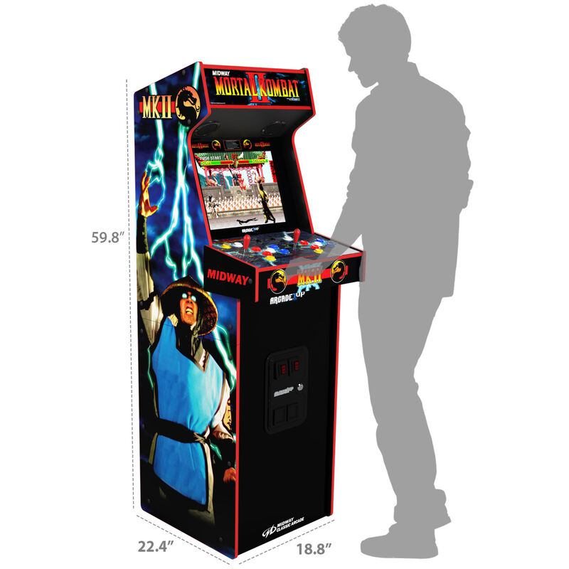 Arcade1up Mortal Kombat II Deluxe Arcade Game, , hires