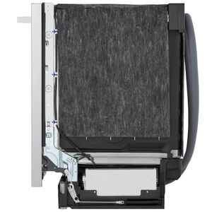 LG 24 in. Top Control Smart Dishwasher with 46 dBA Sound Level, 3rd Rack, QuadWash Pro & Dynamic Heat Dry - PrintProof Stainless Steel, , hires