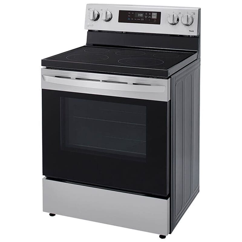 LG 30 in. 6.3 cu. ft. Smart Electric Range with Radiant Burners - Stainless Steel, , hires