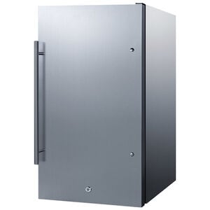 Summit 19 in. 3.1 cu. ft. Undercounter Refrigerator - Stainless Steel, , hires