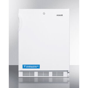 Summit AccuCold 24 in. 5.5 cu. ft. ADA Complaint Undercounter Refrigerator - White, , hires