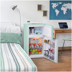Avanti 18 in. 3 cu. ft. Mini Fridge with Top Freezer - Seafoam Green, Seafoam Green, hires