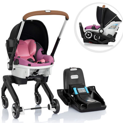 Evenflo Gold Shyft DualRide with Carryall Storage Infant Car Seat & Stroller Combo - Opal Pink | 37312337