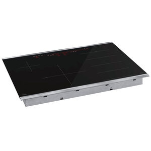 Bosch Benchmark 30 in. 4-Burner Smart Induction Cooktop with Power Burner - Black, , hires