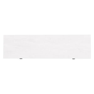 Hudson & Canal Granger 58" TV Stand with Log Fireplace Insert - Matte White, , hires