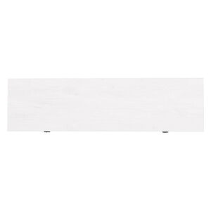 Hudson & Canal Granger 58" TV Stand with Log Fireplace Insert - Matte White, , hires