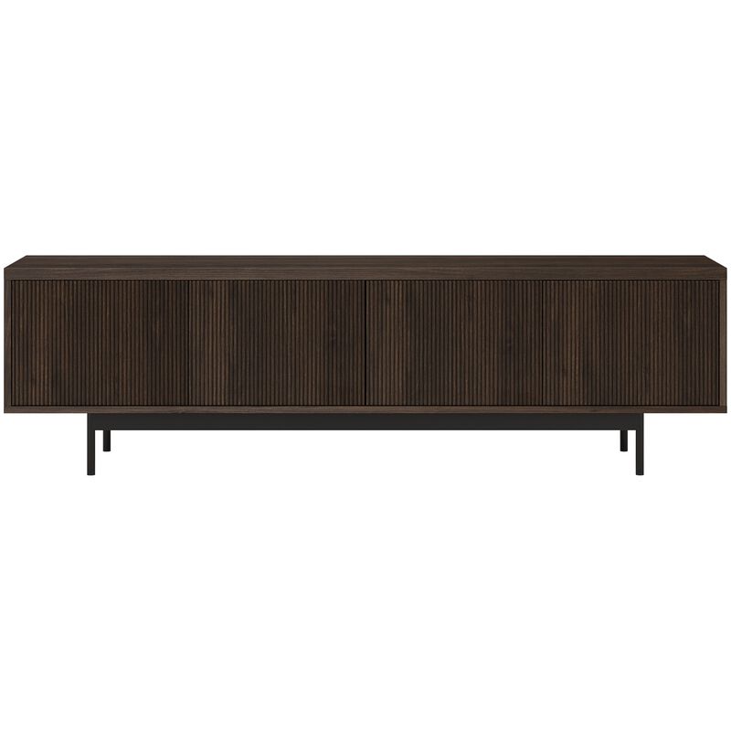 Preston & Cole Everett 70" Wide TV Stand for TVs up to 75" - Alder Brown, , hires