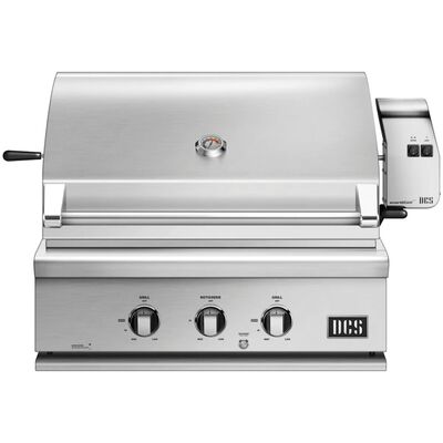 DCS Series 7 30 in. 2-Burner Built-In Liquid Propane Gas Grill with Rotisserie - Stainless Steel | BH130RL