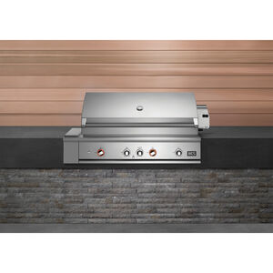 DCS Series 9 48 in. 3-Burner Built-In Liquid Propane Gas Grill with Rotisserie, Sear Burner & Smoke Box - Stainless Steel, , hires