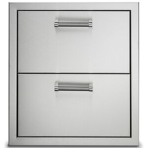 Viking 19 in. Stainless Steel Double Drawers, , hires