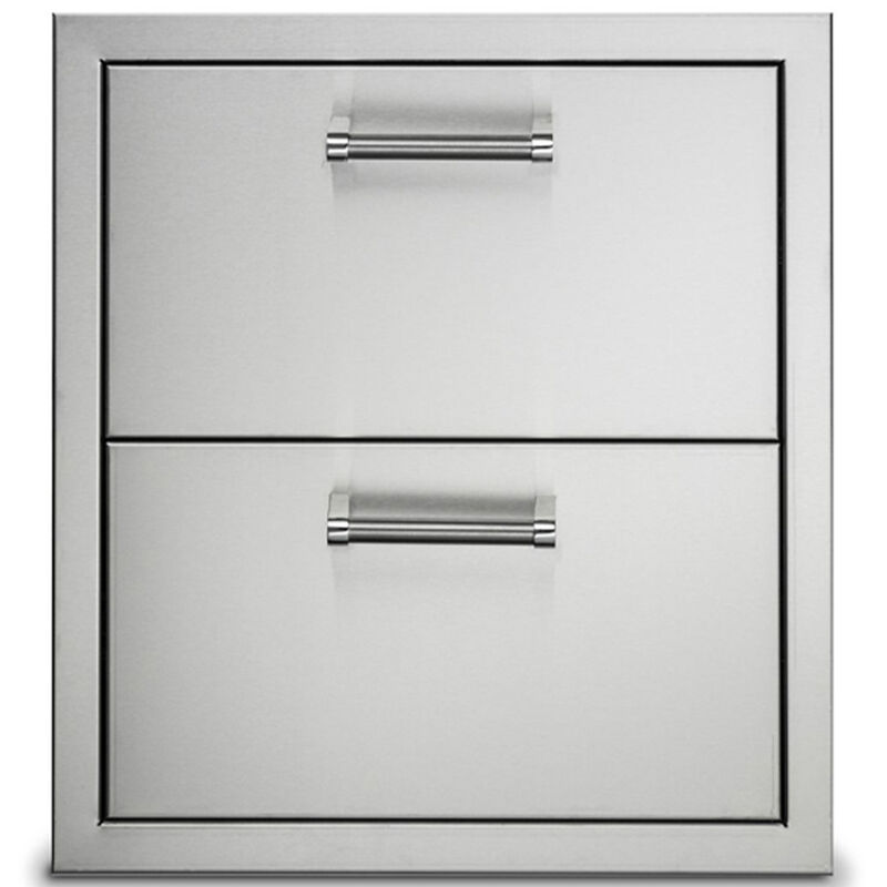 Viking 19 in. Stainless Steel Double Drawers, , hires