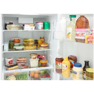Frigidaire 30 in. 21.6 cu. ft. Garage-Ready Top Freezer Refrigerator - White, , hires