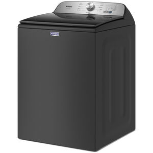 Maytag Pet Pro 27.5 in. 4.7 cu. ft. Top Load Washer with Agitator & Advanced Vibration Control - Black, Volcano Black, hires