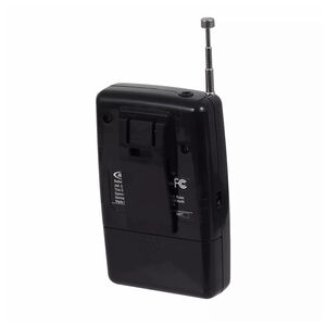 Jensen AM/FM Portable Pocket Radio - Black, , hires