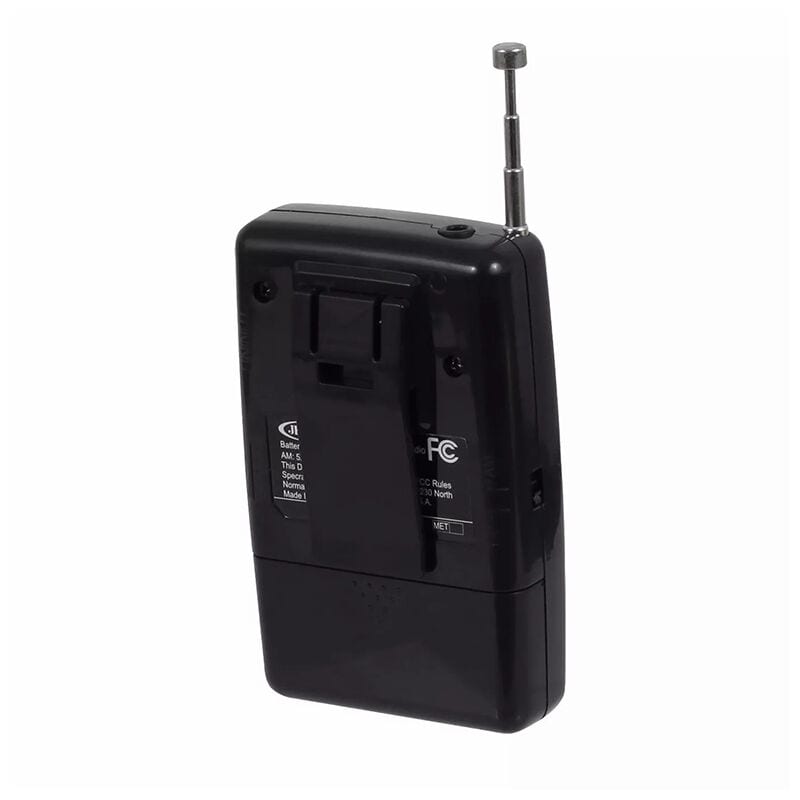 Jensen AM/FM Portable Pocket Radio - Black, , hires