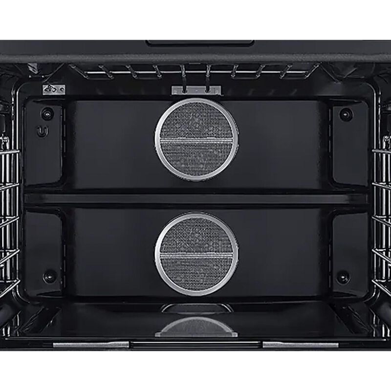 Dacor Transitional Series 48 in. 8.8 cu. ft. Smart Air-Fry Dual Convection Steam Double Oven Dual Fuel Range with 6 Sealed Burners - Silver Stainless, , hires