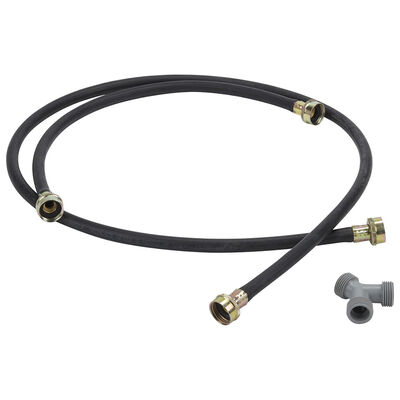 Whirlpool 5' Steam Hose Kit with Y Adapter, O- Rings and additional 2FT Hose | W10044609A