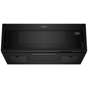 Whirlpool 30" 1.1 Cu. Ft. Over-the-Range Microwave with 10 Power Levels & 400 CFM - Black, Black, hires