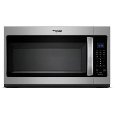 Whirlpool 30" 1.9 Cu. Ft. Over-the-Range Microwave with 10 Power Levels, 300 CFM & Sensor Cooking Controls - Fingerprint Resistant Stainless Steel | WMH32519HZ