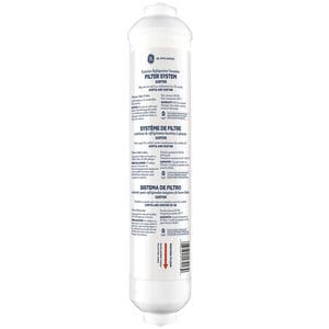 GE In-Line Water Filtration System for Refrigerators or Icemakers - White