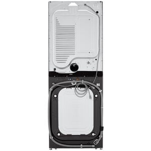 LG 27 in. 5.0 cu. ft. Smart Gas Front Load WashTower with AI Sensor Dry, TurboSteam, Allergiene Cycle, ezDispense, AI DD 2.0 Advanced Washing, Sensor Dry, Sanitize & Steam Cycle - Black Steel, , hires