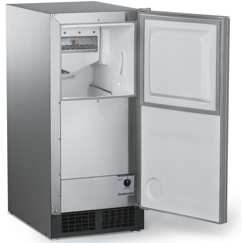 Scotsman 15 in. Built-In Undercounter Ice Maker with 26 lb. Ice Storage - Custom Panel Ready, , hires