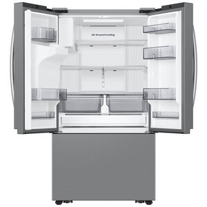 Samsung Bespoke 36 in. 25.5 cu. ft. Smart Counter Depth French Door Refrigerator with Ice & Water Dispenser - Fingerprint Resistant Stainless Steel, , hires