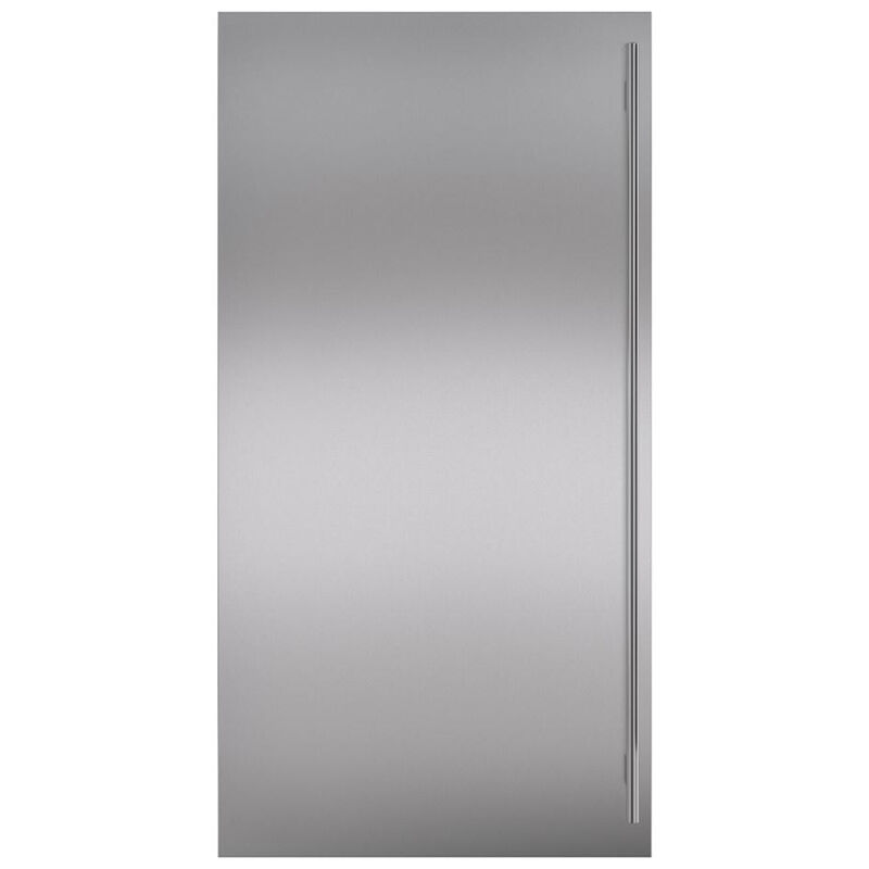 Sub-Zero Classic Series 36 in. Flush Inset Stainless Steel Glass Door Panel with Tubular Handle, , hires