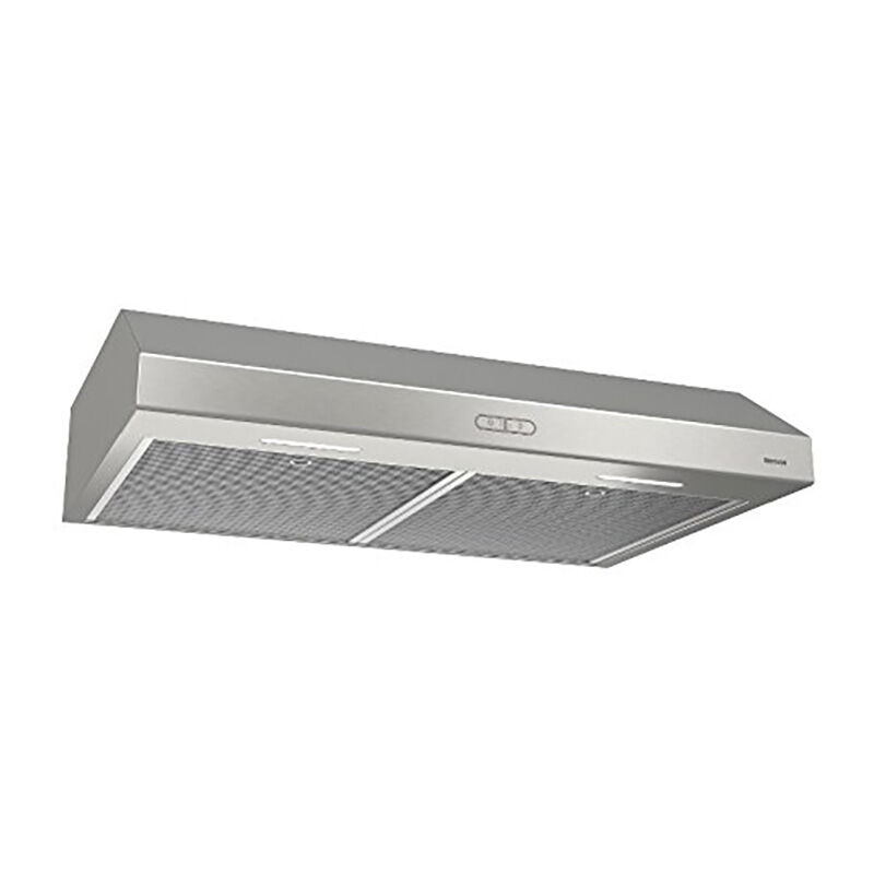 Broan 30 in. Standard Style Range Hood with 3 Speed Settings, 375 CFM, Convertible Venting & 2 LED Lights - Stainless Steel, , hires