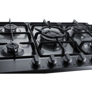 Summit 30 in. 5-Burner Natural Gas Cooktop - Stainless Steel, , hires