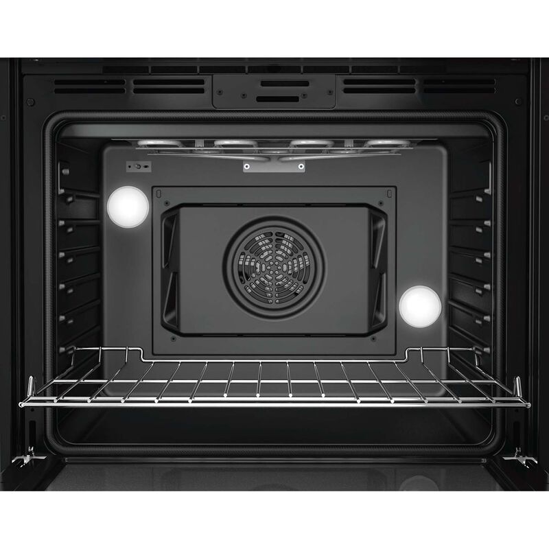 Bosch 800 Series 30 in. 4.6 cu. ft. Smart Electric Single Wall Oven with True European Convection - Black Stainless, , hires