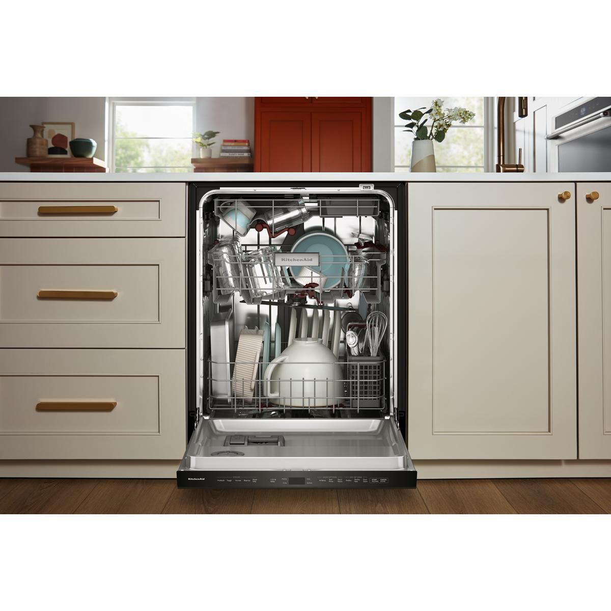 KitchenAid 24 in. Top Control Dishwasher with 44 dBA Sound Level